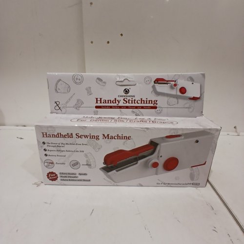 CHENSHENG HANDHELD SEWING MACHINE - WHITE/RED image 4