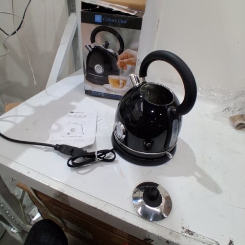 CULINARY CHEF ELECTRIC KETTLE - BLACK (MODEL: CCKET125-BLACK) image 3