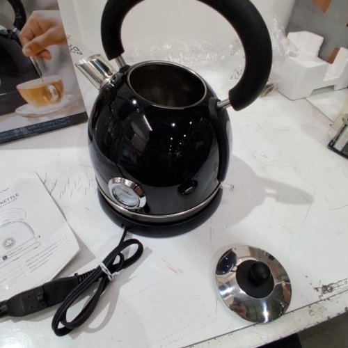 CULINARY CHEF ELECTRIC KETTLE - BLACK (MODEL: CCKET125-BLACK) image 4