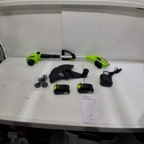 STEELITE 20V CORDLESS STRING TRIMMER, BATTERY POWERED WEED WACKER WITH 2.0AH BATTERY AND CHARGER (MODEL: DG304) image 5