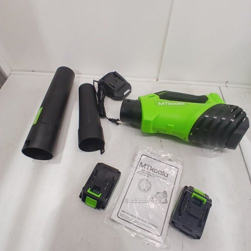 MTKOALA CORDLESS LEAF BLOWER - 20 V - GREEN/BLACK (MODEL:LB-8199) image 2