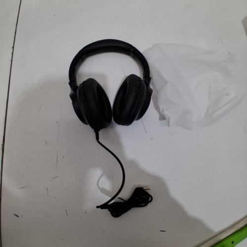 BOTESTY SOUND HEADPHONES WIRED WITH MICROPHONE - 3.5 MM - 4.9FT CORD - BLACK (MODEL: IRIS) image 3