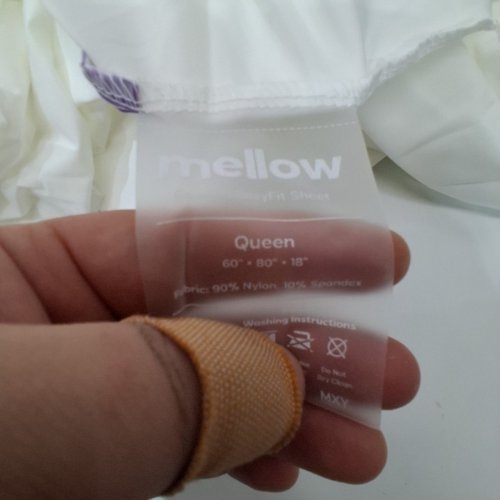4PC MELLOW COOLING SHEET SET - 60" X 80" X 18" - QUEEN - WHITE image 3