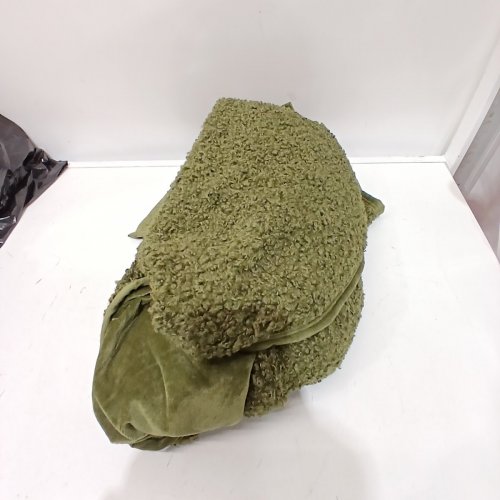 ROOTS HOME SHERPA THROW BLANKET - 50" X 70" - GREEN/WHITE (ITEM: 2620482) image 2