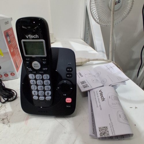 VTECH DECT 6.0 SINGLE HANDSET CORDLESS PHONE SYSTEM WITH DIGITAL ANSWERING SYSTEM image 2