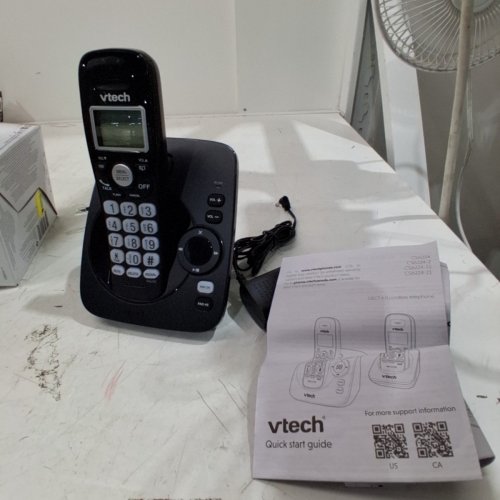 VTECH DECT 6.0 SINGLE HANDSET CORDLESS PHONE SYSTEM WITH DIGITAL ANSWERING SYSTEM image 4