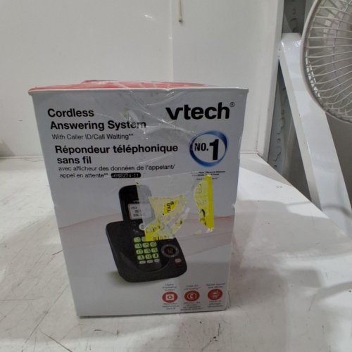 VTECH DECT 6.0 SINGLE HANDSET CORDLESS PHONE SYSTEM WITH DIGITAL ANSWERING SYSTEM image 5