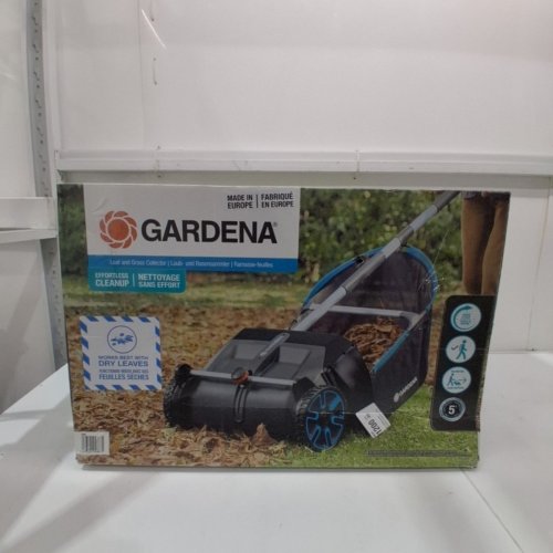 GARDENA LEAF AND LAWN GRASS COLLECTOR - BLACK/BLUE (MODEL: 3565-20) image 6