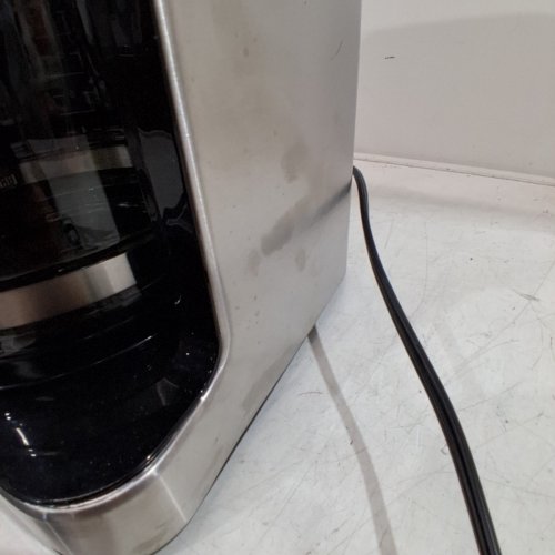 BRAUN BREWSENSE 12-CUP DRIP COFFEE MAKER - BLACK/SILVER (MODEL: KF7150BK) image 4