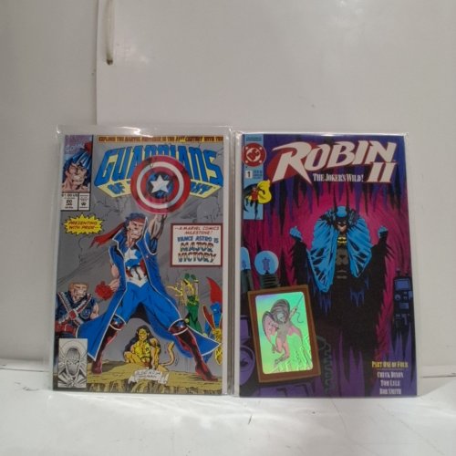 4 ASSTD MARVEL AND DC COMIC BOOKS - ROBIN II THE JOKER'S WILD #1, GUARDIANS OF THE GALAXY #20, NOMAD #5, #12 - VARIOUS AUTHORS image 4