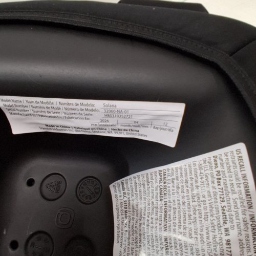 2PK DIONO SOLANA NO LATCH BACKLESS BOOSTER CAR SEATS WITH CUPHOLDERS AND REMOVABLE WASHABLE COVERS - FOR KIDS 40-120LBS - CHARCOAL BLACK (MODEL: 32060-NA-01) image 4