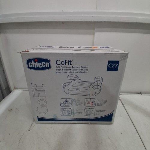 CHICCO GOFIT BELT POSITIONING BACKLESS BOOSTER SEAT - 40 - 110LBS CAPACITY - SHARK GREY (MODEL: C27 / 7992941) image 6