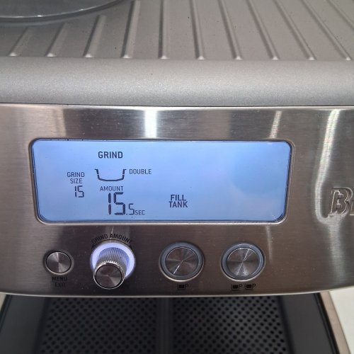 BREVILLE THE BARISTA PRO ESPRESSO MACHINE WITH BUILT-IN GRINDER & MILK FROTHER - BRUSHED STAINLESS STEEL (MODEL: BES878BSS) image 2