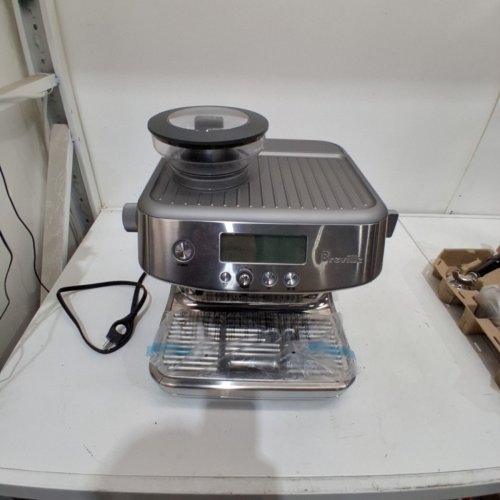 BREVILLE THE BARISTA PRO ESPRESSO MACHINE WITH BUILT-IN GRINDER & MILK FROTHER - BRUSHED STAINLESS STEEL (MODEL: BES878BSS) image 3