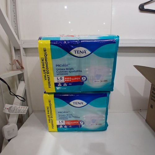 52PK TENA PROSKIN UNISEX BRIEFS - LARGE (MODEL: 055856 V-00) image 2