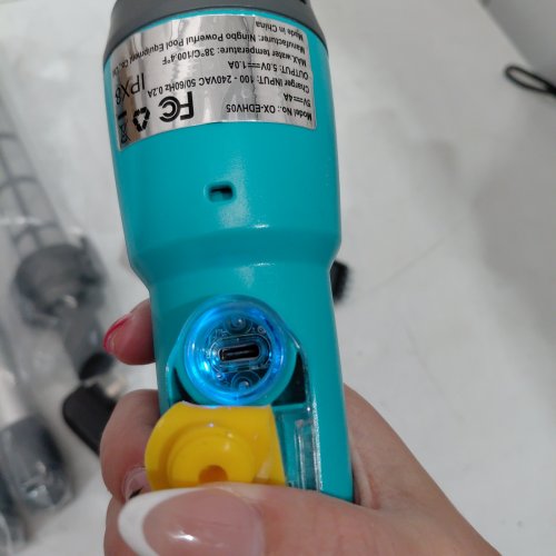 LAWN&GARDEN HANDHELD HOT TUB/ POOL VACUUM - 12 GAL/MIN- BLUE (MODEL: OX-EDHV05) image 2