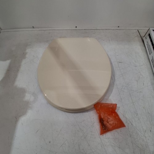 KOHLER BREVIA Q2 ADVANTAGE ROUND TOILET SEAT W/ QUICK RELEASE - 16-5/8", ALMOND (MODEL: 4775-47) image 2