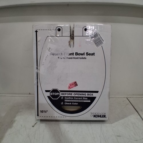 KOHLER BREVIA Q2 ADVANTAGE ROUND TOILET SEAT W/ QUICK RELEASE - 16-5/8", ALMOND (MODEL: 4775-47) image 4