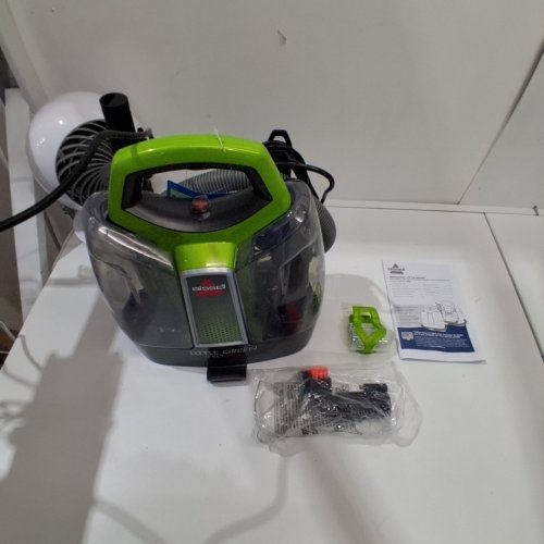 BISSELL LITTLE GREEN PORTABLE DEEP CLEANING VACUUM - 37OZ TANK MAX - GREEN/GREY (MODEL : 2513B) image 3