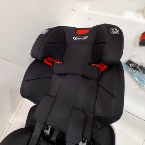 GRACO TRANZITIONS 3-IN-1 HARNESS/HIGHBACK/BACKLESS BOOSTER CAR SEAT - 100LBS MAX/CAP - PROOF/BLACK (MODEL: 2035724) image 4