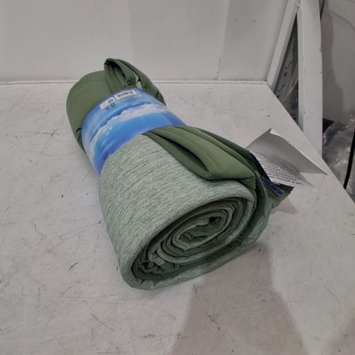 BELOW ZERO REVERSIBLE COOLING THROW BLANKET - 60" X 70" - GREEN HEATHER (MODEL: 1991350) image 4