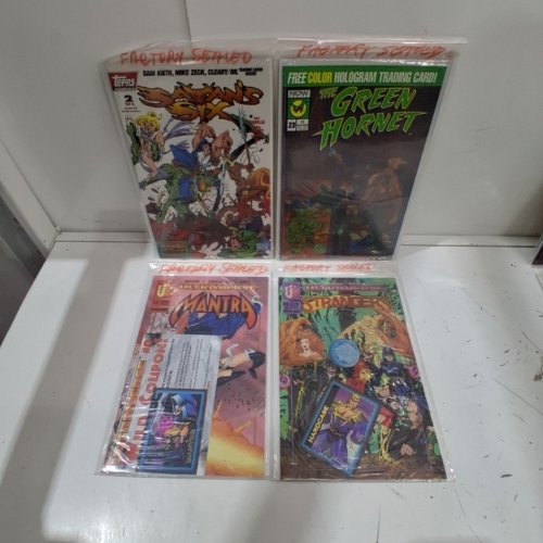 4 ASSTD ULTRAVERSE COMIC BOOKS - STRANGERS #2, MANTRA #1, GREEN HORNET #23, SATAN'S SIX #2OF4 - VARIOUS AUTHORS image 2