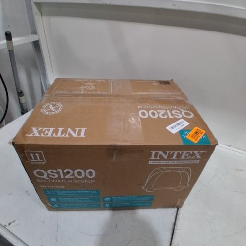 INTEX QS1200 KRYSTAL CLEAR DIGITAL SALTWATER SYSTEM WITH E.C.O. FOR ABOVE GROUND POOLS UP TO 15,000GAL. - 110V-120V- REQUIRES 700-3200GPH FILTER - GREY/WHITE (MODEL: 26669EG/ECO6110) image 5