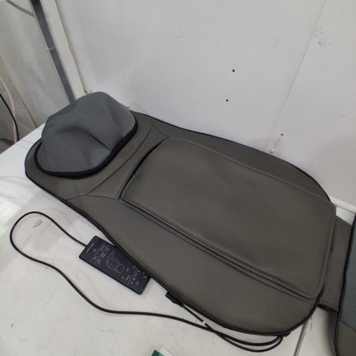 SNAILAX SHIATSU NECK & BACK MASSAGER HEAT MASSAGE CHAIRBACK PAD WITH REMOTE - 42W - GREY (MODEL: SL-233) image 4