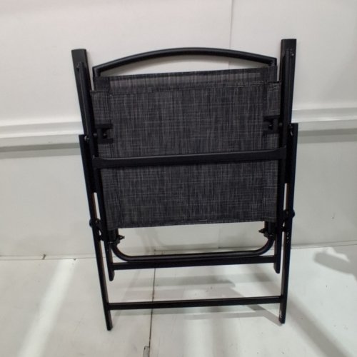 MAINSTAYS PADDED FOLDING CHAIR, LAWN/BEACH CHAIR, 25" X 35.8" - GREY image 7