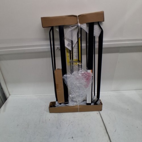 REGALO EASY STEP EXTRA WIDE METAL SAFETY GATE - 30" X 29" - 49" - BLACK (MODEL: 1164EB) image 2