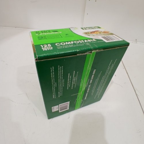 125PK AL-PACK COMPOSTABLE FLEX-TIE FOOD WASTE BAGS - SMALL (10L) image 3