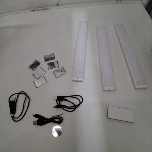 3PK INFINITY X1 MAGNETIC UNDER-CABINET LIGHTS WITH WIRELESS REMOTE AND 3 LIGHT TEMPERATURES SWITCH - USB-C RECHARGEABLE - 12" - WHITE (MODEL: Y1026) image 3