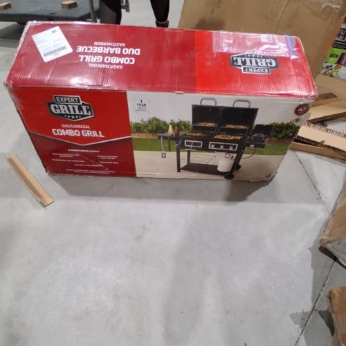EXPERGRILL 36000 BTU 3-BURNER GAS & CHARCOAL COMBO GRILL - BLACK (MODEL: GBC1793WC-C) image 16