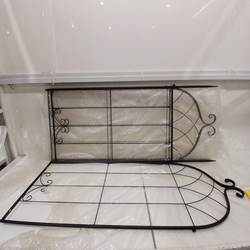 2PK VEVOR GARDEN FLOWER TRELLIS - 87" X 20" - BLACK (MODEL: EKHPJ180-2) image 3