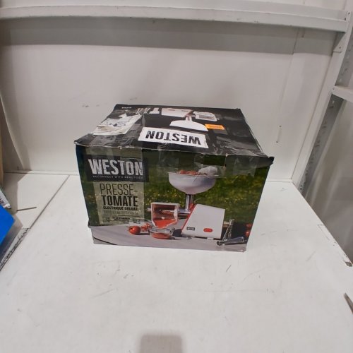 WESTON DELUXE ELECTRIC TOMATO STRAINER - WHITE (MODEL: 82-0250-W) image 6