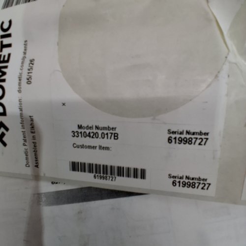 DOMETIC A&E RV AWNING LEFT-HAND STANDARD-DUTY SPRING ASSEMBLY - LEFT HAND TORSION - SILVER (MODEL: 3310423.17B) image 3
