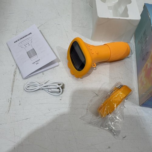 KIDS ASHFLY MICROSCOPE - 1000X ZOOM - YELLOW (MODEL: INSKAM372) image 3