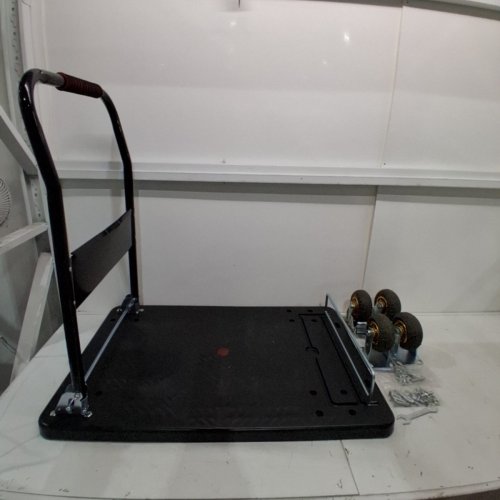 DEIAALOVE FOLDING HAND TRUCK DOLLY CART WITH WHEELS - 825LBS CAPACITY - 35.4" X 23.6" X 36.2" - BLACK image 5