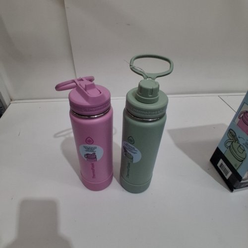 2PC THERMOFLASK INSULATED BOTTLES - 24 OZ / 710 ML EACH - PINK/GREEN (MODEL: 2730866) image 3