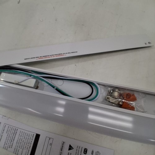 GETINLIGHT HARDWIRED UNDER CABINET LONG LED LIGHT - 18" - 5000K - WHITE (MODEL: IN-0201-12-WH-50) image 2