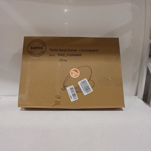 GARVEE ELONGATED SOFT CLOSE EASY CLEAN PLASTIC TOILET SEAT - 19" - WHITE - (MODEL: PHO_11GXK800) image 4