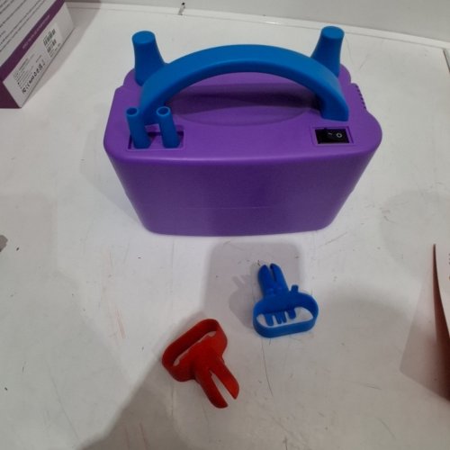 ELECTRIC BALLOON PUMP - PURPLE AND BLUE (MODEL: P308) image 4