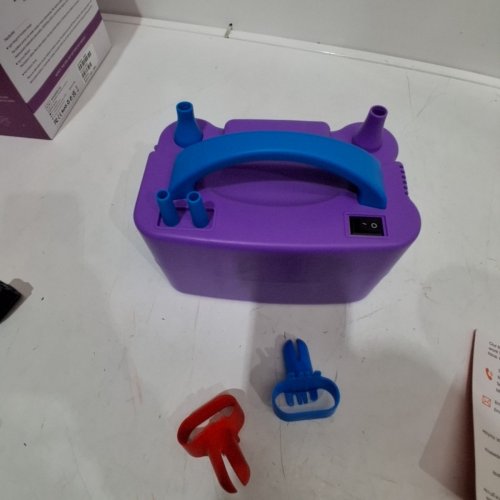 ELECTRIC BALLOON PUMP - PURPLE AND BLUE (MODEL: P308) image 5