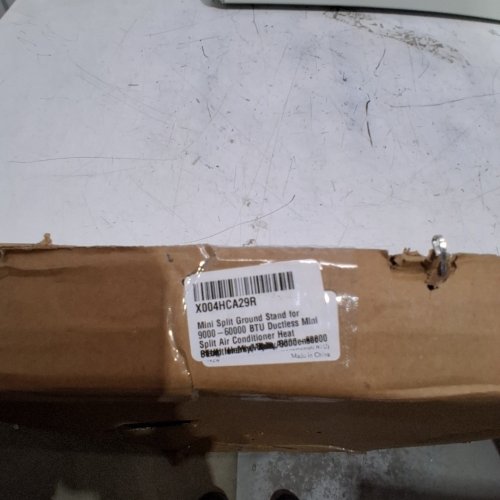 YARSSIHHA MINI SPLIT GROUND STAND - TOP FRAME ONLY - 33.5" X 15" X 1.5" - FITS 9000-24000 BTU DUCTLESS AIR CONDITIONERS - WHITE (MODEL : YS101) image 3