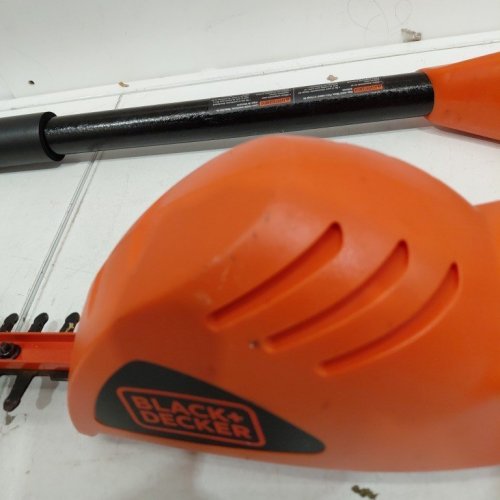 BLACK+DECKER LITHIUM MAX CORDLESS POLE HEDGE TRIMMER - 18" BLADE - 20V - ORANGE (MODEL: LPHT120) image 6