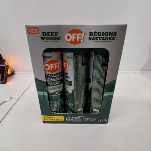 3PK OFF! DEEP WOODS INSECT REPELLENT LONG LASTING PROTECTION - 255G EACH image 2