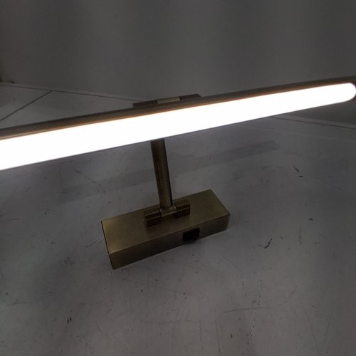JOOSENHOUSE BATTERY OPERATED RECHARGEABLE PICTURE LIGHT WITH REMOTE CONTROL - 15" - BRASS image 2