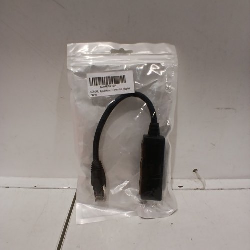KOROMU RJ45 3-PORT ETHERNET SPLITTER - 1 MALE TO 3 FEMALE LAN ADAPTER - BLACK image 3