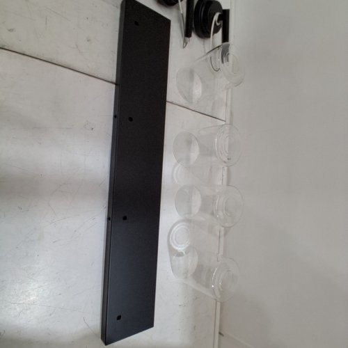 IZORRO BATHROOM VANITY OVER MIRROR 4-LIGHT FIXTURE - 30" - BLACK (MODEL: HL101-4T-NI-WT) image 4