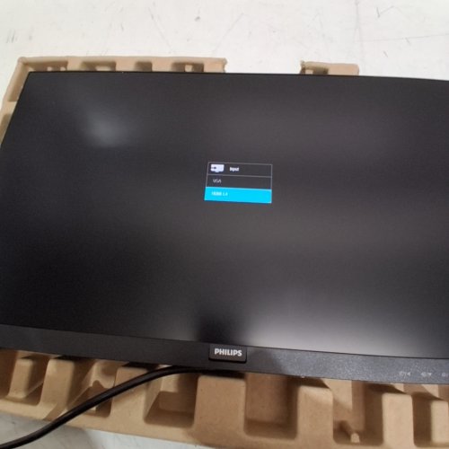 PHILIPS 22" 1080P HD COMPUTER MONITOR - 100HZ - BLACK (MODEL: 221V8LB/27) image 2